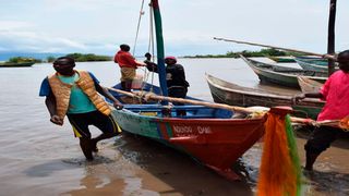 Kenyan fishermen 