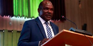 IEBC Chairman Wafula Chebukati.