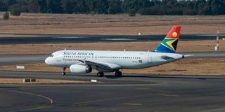 South African Airways saa plane
