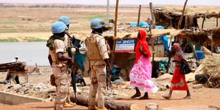 UN peacekeepers in Mali