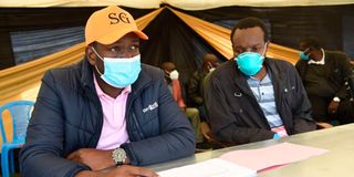 Edwin Sifuna and Simba Arati