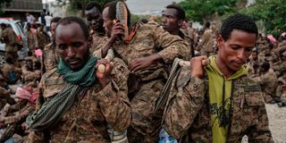 Ethiopian soldiers