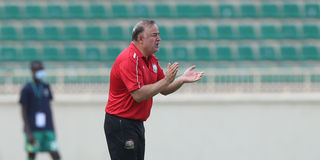 Harambee Stars coach Engin Firat