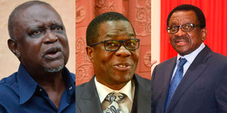 Oburu Oginga, Opiyo Wandayi and James Orengo.