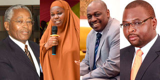 Chirau Mwakwere, Fatuma Achani, Hamadi Boga, Sammy Ruwa,