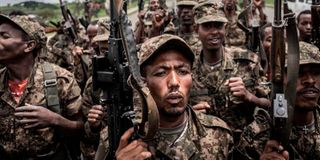 Ethiopian soldiers