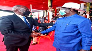 William Ruto and Raila Odinga