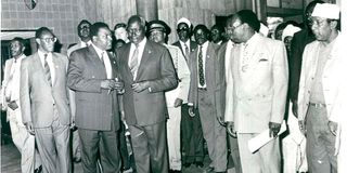 Daniel Arap Moi and Cyrus Jirongo