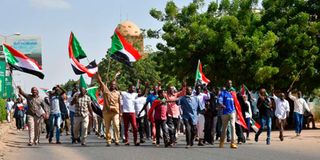 Sudan protesters 