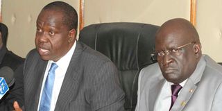 Fred Matiang'i and Education CS George Magoha