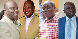 Sam Wakiaga, Kuppet Secretary General Akello Misori, Former Kasipul MP Oyugi Magwanga