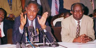 George Saitoti and Joseph Kamotho