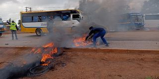 Police officers shooting spree kabete Waiyaki Way protests