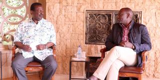 William Ruto and Musalia Mudavadi