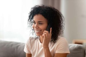 Outgoing international voice calls