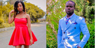 Actress Sonnie and comedian Mulamwah.