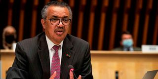 WHO chief Tedros Adhanom Ghebreyesus