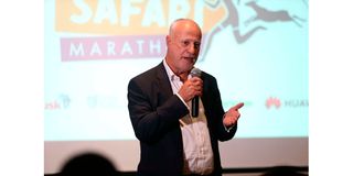  Michael Joseph, chairman M-pesa Foundation.