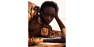 UK-based model Michelle Achieng' Opiyo