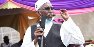 Somali Council of Elders Chairman Shariff Abdullahi 