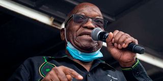 Former South African president Jacob Zuma.