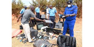 stolen electronics 