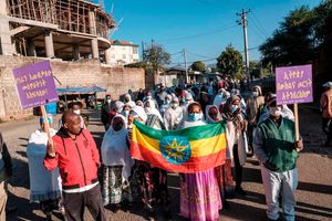 Rally condemning TPLF