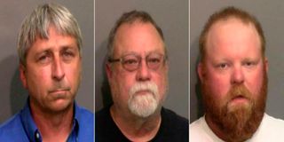 William Roderick Bryan, Gregory McMichael and his son, Travis McMichael.