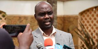 Elgeyo Marakwet County Deputy Governor Wisley Rotich