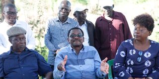 Dr Oburu Oginga, Senator James Orengo