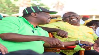 Musalia Mudavadi and William Ruto