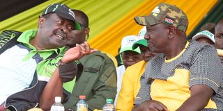 William Ruto and Musalia Mudavadi