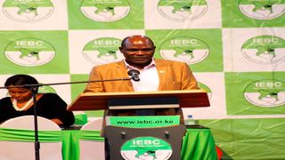 IEBC Chairman Wafula Chebukati