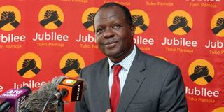 Jubilee party Secretary-General Raphael Tuju