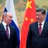 Russian President Vladimir Putin (left) and Chinese President Xi Jinping meet