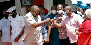 President Uhuru Kenyatta Coast tour