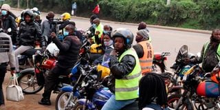 Boda boda riders 