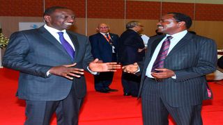 Deputy President William Ruto former Vice President Kalonzo Musyoka