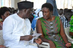 Raila Odinga and Rosemary Odinga