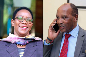 Sicily Kariuki and Francis Kimemia