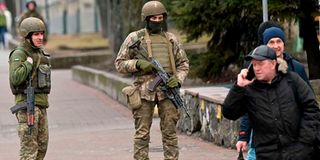 Ukrainian Military Forces servicemen