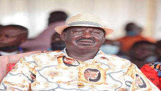 ODM leader Raila Odinga. 