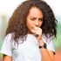 Coughing woman