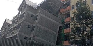 Building collapses in Kikuyu, Kiambu County 