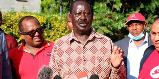 ODM leader Raila Odinga 