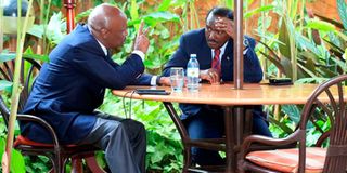 OKA principals Gideon Moi and Kalonzo Musyoka