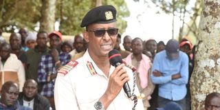 Rift Valley Regional Commissioner Maalim Mohamed baringo bandits