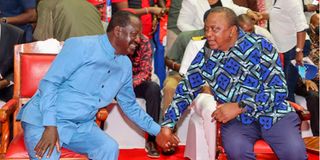 Uhuru Kenyatta and Raila Odinga