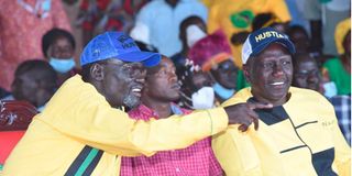 William Ruto and Josphat Nanok