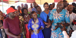 Isiolo UDA aspirants and supporters 